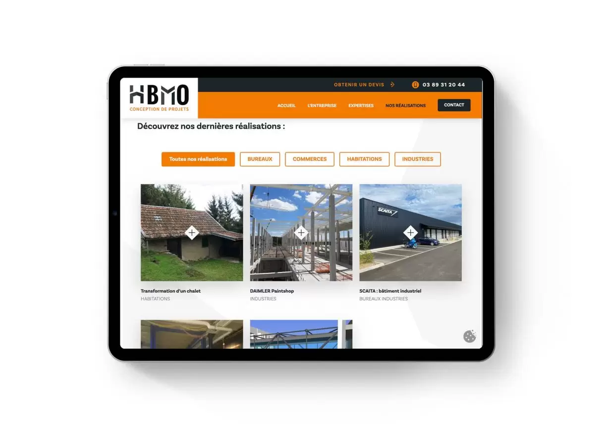 HBMO - site web
