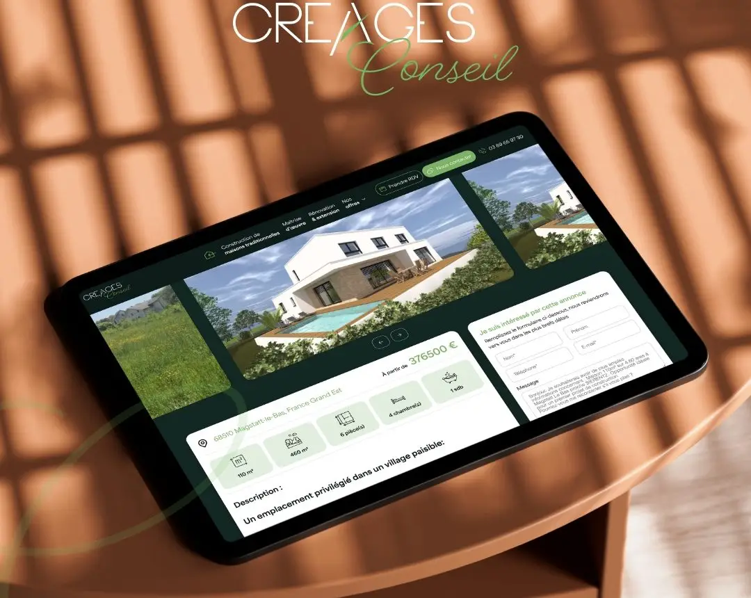Offre combinée de maison et terrain proposée par CREAGES Conseil à Brunstatt pour un projet clé en main